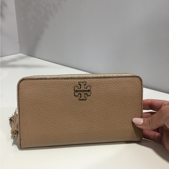 Tory Burch Tan Leather Wallet